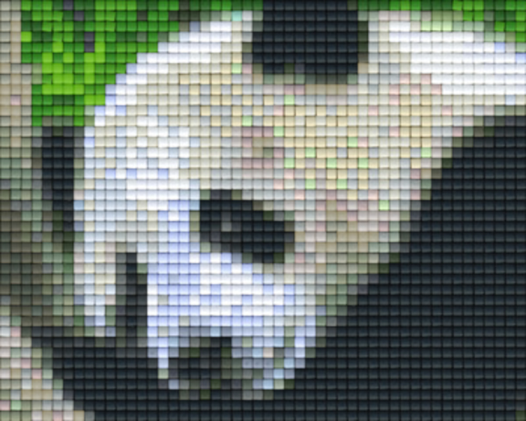 Panda Bear One [1] Baseplate PixelHobby Mini-mosaic Art Kit image 0